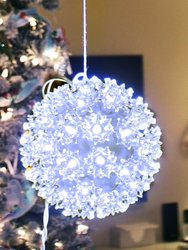 5-Inch Indoor/Outdoor Lighted Ball Hanging Decor