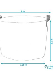 5-Pack Garden Grow Bags with Handles - Non-Woven Fabric