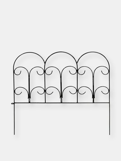 Sunnydaze Decor 5-Piece Victorian Border Landscape Fence Set 16" - 7.5 Overall Feet product