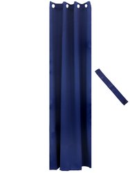 52" x 107.5" Blackout Curtain Panel With Grommet Top - Blue