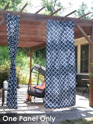 52" x 108" Indoor/Outdoor Curtains Weatherproof Patio Grommet Top Panel