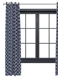 52" x 108" Indoor/Outdoor Curtains Weatherproof Patio Grommet Top Panel