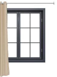 52" x 120" Indoor/Outdoor Curtains Weatherproof Patio Grommet Top Panel