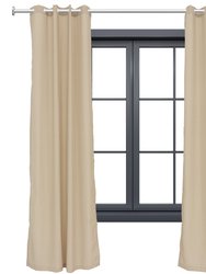 52" x 120" Indoor/Outdoor Curtains Weatherproof Patio Grommet Top Panel