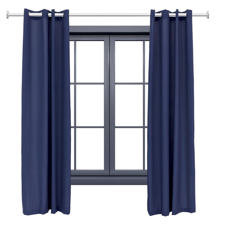 52" x 96" Indoor/Outdoor Curtains Weatherproof Patio Grommet Top Panel