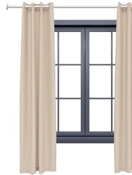 52" x 96" Indoor/Outdoor Curtains Weatherproof Patio Grommet Top Panel