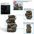 6 Tier Stone Falls Tabletop Indoor Water Fountain Feature w/ LED