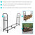 6ft Firewood Rack Log Storage Holder Black Steel Indoor Outdoor Accessory