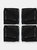 8' x 16' 4 Multi-Purpose UV-Resistant Polyethylene Mesh Tarps - Black