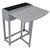 Acacia Wood Folding Table With Planter Box - Grey