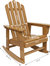 Adirondack Rocking Chair Classic Wood Outdoor Furniture