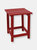 All-Weather Blue Outdoor Side Table - Red