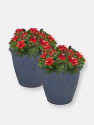 Anjelica Outdoor Double-Walled Flower Pot Planter