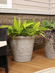 Arabella Outdoor Double-Walled Flower Pot Planter