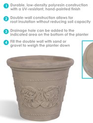 Arabella Outdoor Double-Walled Flower Pot Planter