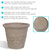 Arabella Outdoor Double-Walled Flower Pot Planter