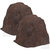 Artificial Polyresin Landscape Rock With Stakes - Brown