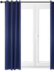 Blackout Curtain Panel With Grommet Top