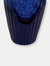 Blue Ceramic Vase Outdoor Water Fountain 22" Water Feature w/ LED