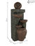 Cascading Earthenware Pottery Outdoor Water Fountain 39" Patio Feature