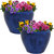 Chalet Glazed Ceramic Planter - Set of 2