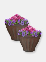 Charlotte Outdoor Double-Walled Flower Pot Planter