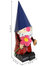 Cheerful Flower Metal Garden Gnome 16" Statue Figurine