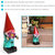 Cheerful Flower Metal Garden Gnome 16" Statue Figurine