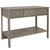 Classic Entryway Table With Drawers - 30 in - Thunder Grey