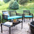 Coachford 4-Piece Black Resin Rattan Outdoor Patio Set