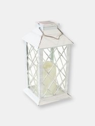Concord Outdoor Solar Led Candle Lantern - White