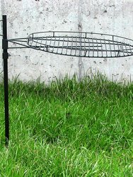 Cooking Grate for Fire Pit Steel Height-Adjustable - 24" Diameter