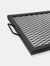 Cooking Grate X Marks Heavy-Duty Steel Rectangle Fire Pit Grill - 40"
