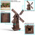 Decorative Dutch Windmill Outdoor Garden Lawn Decor Art 34" Key Hider