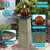 Decorative Orb Slate Outdoor Water Fountain - 38"