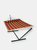Double Quilted Hammock Bed with 12 Feet Stand  - Red Stripe