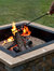 Fire Poker 32" Steel Fireplace Fire Pit Accessory with Wood Handle