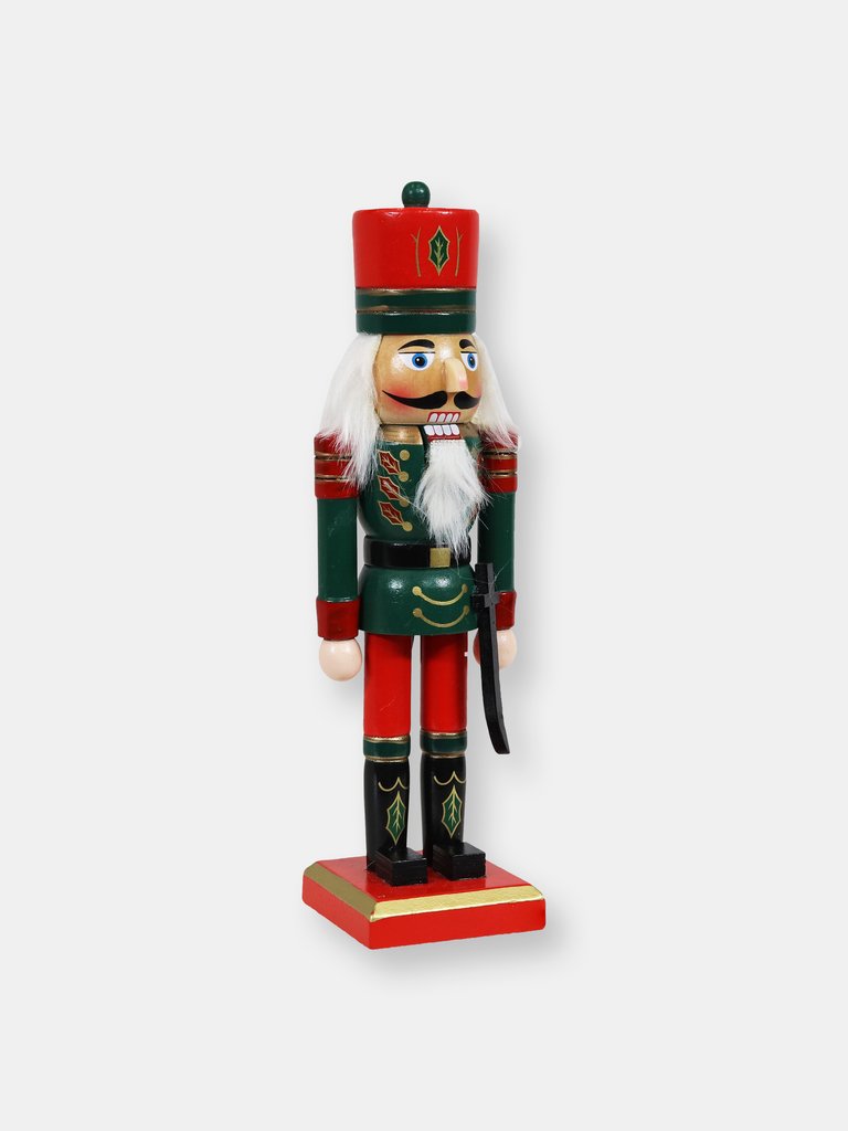 Fritz the Valiant Indoor Christmas Nutcracker Statue - Red