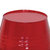 Galvanized Steel Bucket Wood Handle Planter Storage Container (Set of 10) - Red