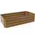 Galvanized Steel Raised Garden Bed - Brown