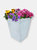Galvanized Steel Square Flowerpot Planter Garden  Container 2-Pack