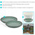 Glazed Ceramic Planter Saucer Set of 4 