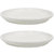 Glazed Ceramic Planter Saucers - Set of 2 - White