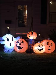 Haunted Pumpkin Patch Outdoor Inflatable Halloween Decoration - 7-Foot