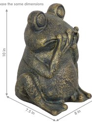 Hear No Evil, See No Evil, Speak No Evil Frog Trio Statues
