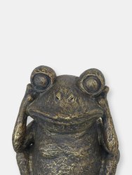 Hear No Evil, See No Evil, Speak No Evil Frog Trio Statues