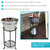 Ice Bucket Beverage Tub with Stand and Tray