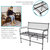 Indoor/Outdoor 2-Person Steel Wire Patio Bench