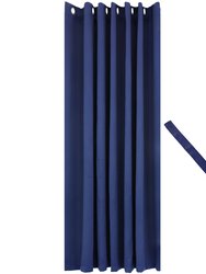 Indoor/Outdoor Blackout Curtain Panel - Blue