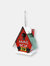 Indoor/Outdoor Metal Santa Belt Decorative Birdhouse - 12.5" - Multi